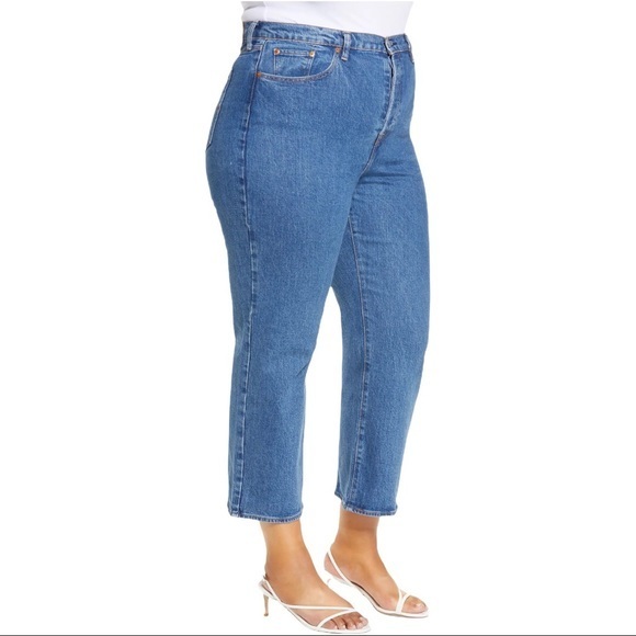 LEVI'S Ribcage Ankle Straight Leg Jeans - 24W - Picture 3 of 6